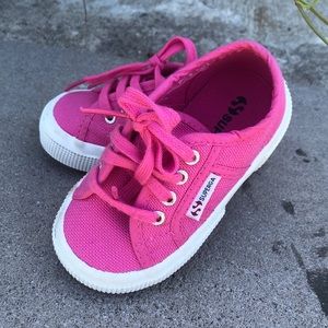 Toddler Superga Hot Pink